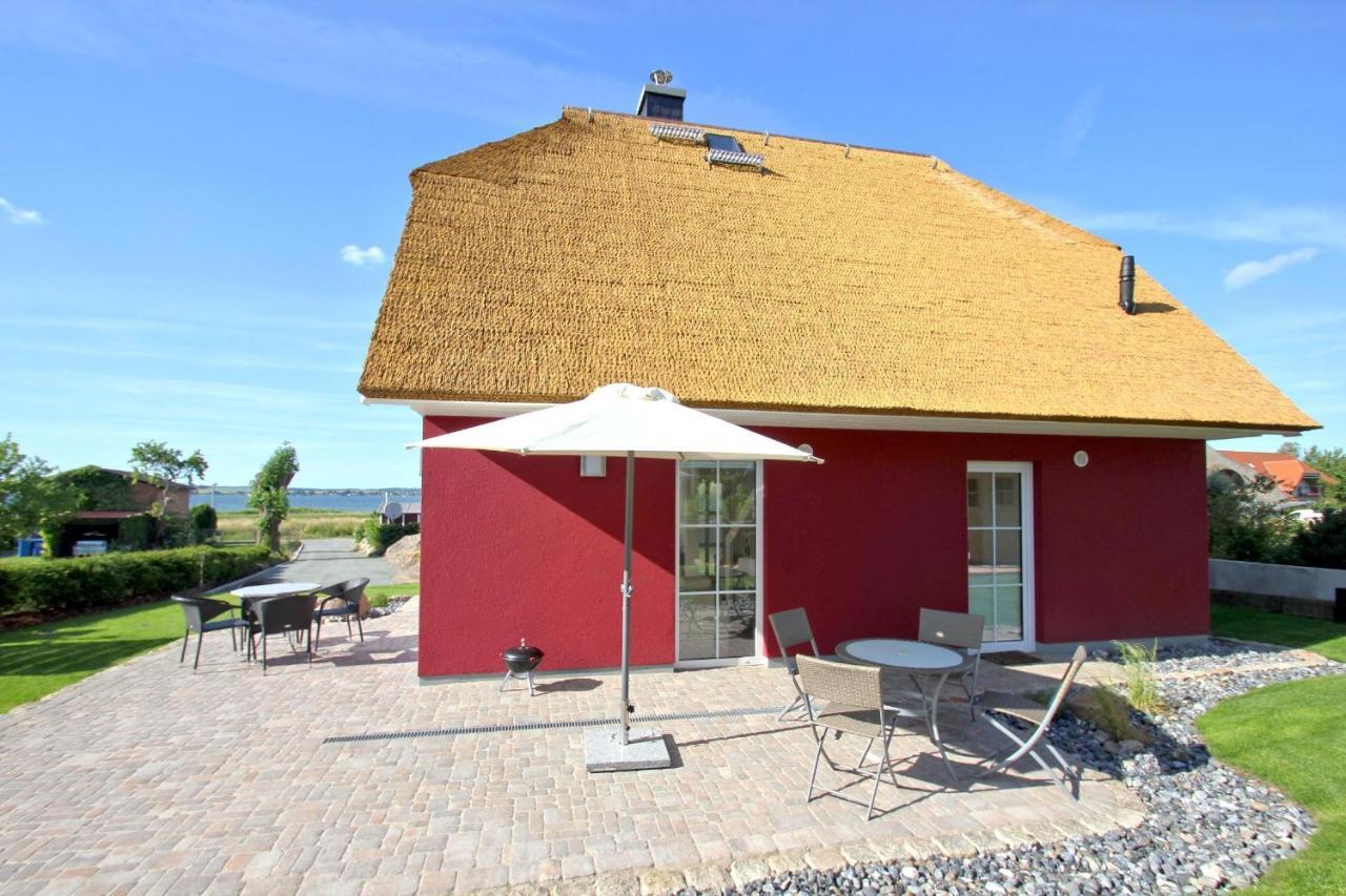 Ferienhaus Falke Haus - Terrasse, Garten, Meerblick Gager Bagian luar foto